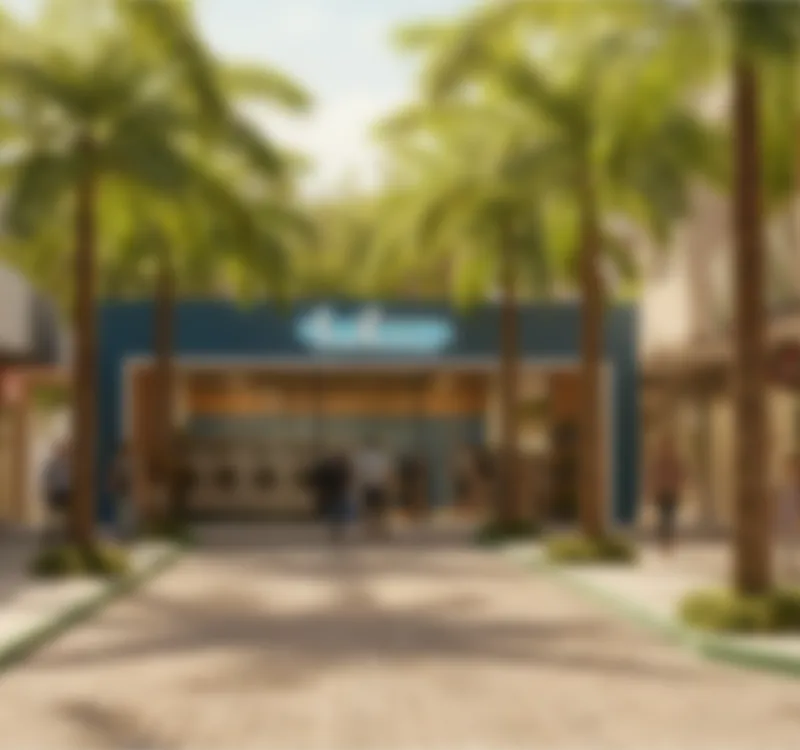 Fachada do empreendimento